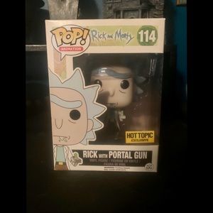 Funko Pop Rick W Portal Gun Exclusive